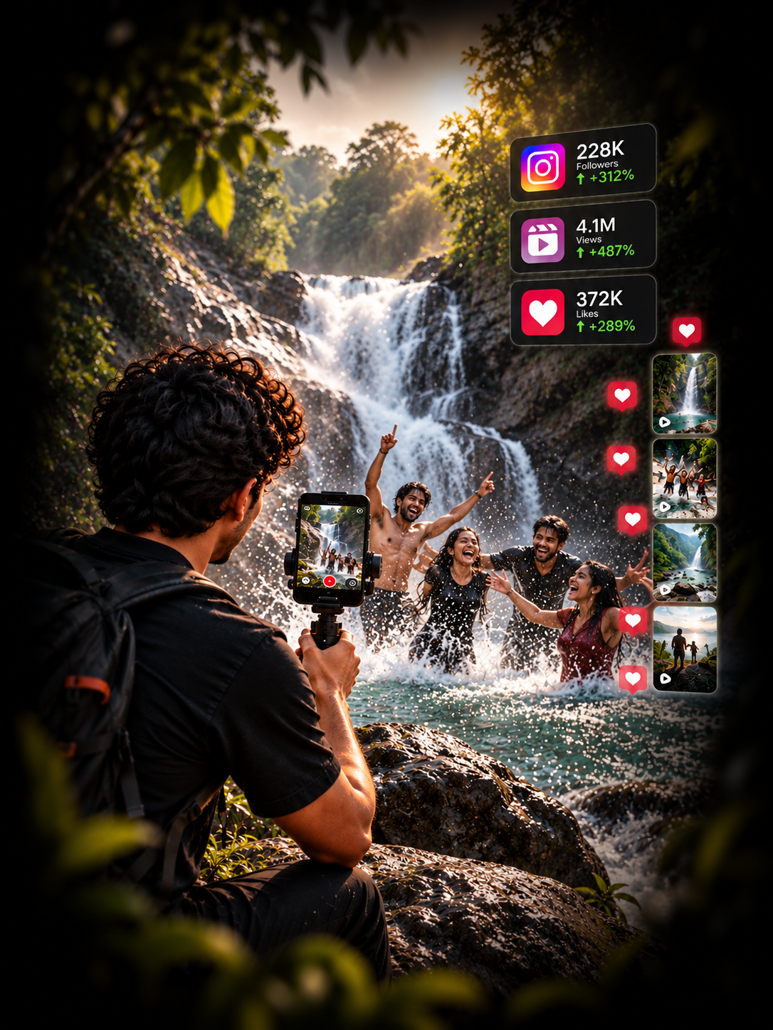 SPOTAKER Tourist reel production